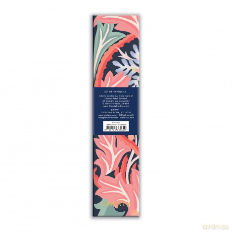 Galison Mudpuppy Liberty Floral Pencil Set - Galison [KSIĄŻKA]