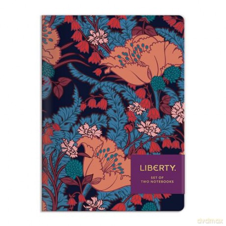Galison Mudpuppy Liberty Floral Writers Notebook Set: Liberty London - Liberty London [KSIĄŻKA]