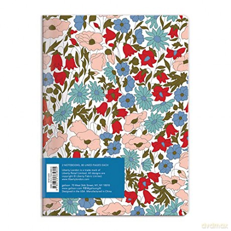 Galison Mudpuppy Liberty Floral Writers Notebook Set: Liberty London - Liberty London [KSIĄŻKA]