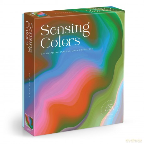 Galison Sensing Colors - 1000 Piece Jessica Poundstone Puzzle Featuring Ephemeral Art From The Hyperspectral Sensing Art Series - Galison [PUZZLE]