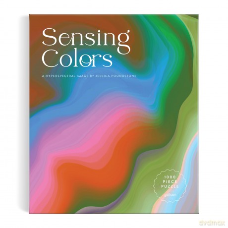 Galison Sensing Colors - 1000 Piece Jessica Poundstone Puzzle Featuring Ephemeral Art From The Hyperspectral Sensing Art Series - Galison [PUZZLE]