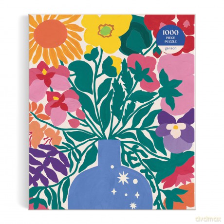 Galison Zodiac Flowers - 1000 Piece Puzzle Featuring Artistic Flowers Paired With Zodiac Signs - Galison [PUZZLE]