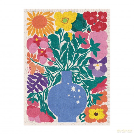 Galison Zodiac Flowers - 1000 Piece Puzzle Featuring Artistic Flowers Paired With Zodiac Signs - Galison [PUZZLE]