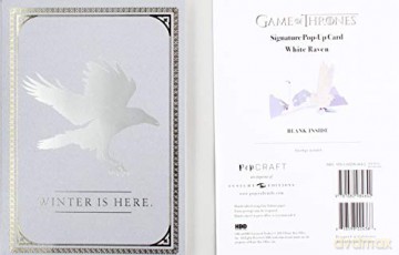 Game of Thrones: White Raven Pop-Up Card (Popcraft Cards) - Insight Editions [KSIĄŻKA]