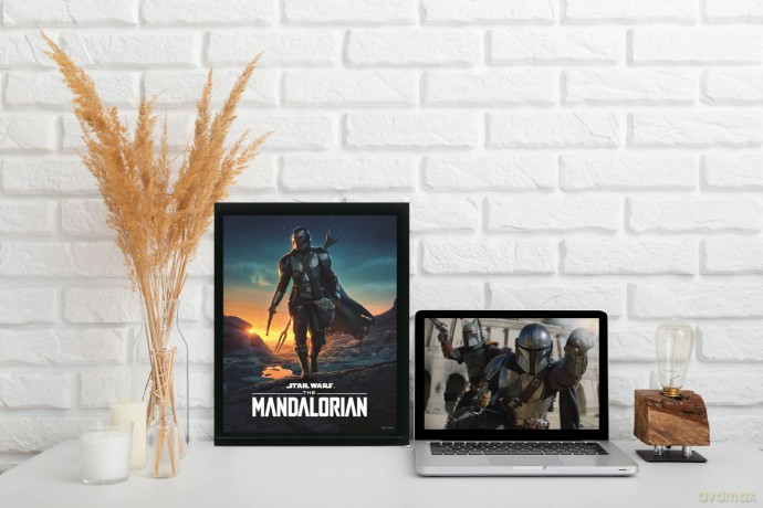 Gamesland The Mandalorian Grogu 3D Lenticular Frame - Real Motion and Depth Effect - Premium Officially Licensed Decoration - 10 x 8 [KSIĄŻKA]