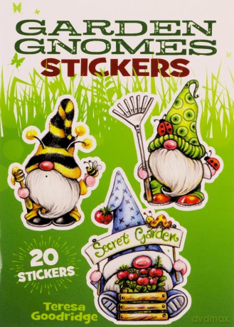 Garden Gnome Stickers: 20 Stickers (Dover Stickers) - Teresa Goodridge [KSIĄŻKA]
