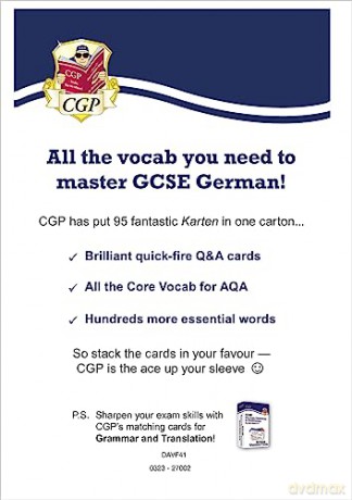 GCSE AQA German: Vocabulary Revision Question Cards: for the 2024 and 2025 exams (CGP AQA GCSE German) - CGP Books [KSIĄŻKA]