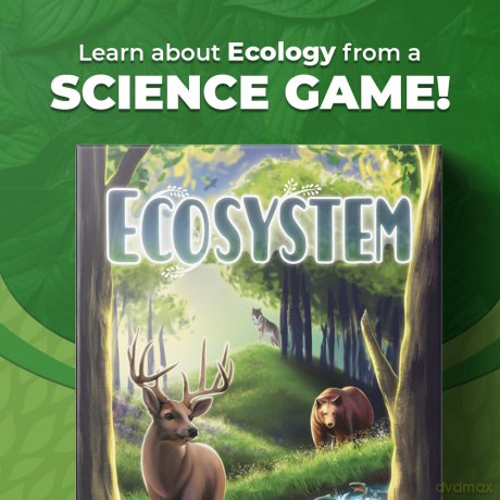 Genius Games - 74568 Ecosystem Ecology Board Game - Educational Wildlife Nature Biology Animal Food Chain Habitat - Stem - Science [KSIĄŻKA]