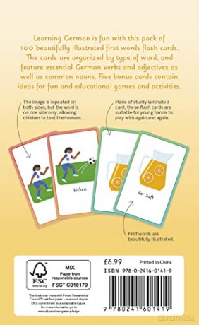 German for Everyone Junior First Words Flash Cards - Dk [KSIĄŻKA]