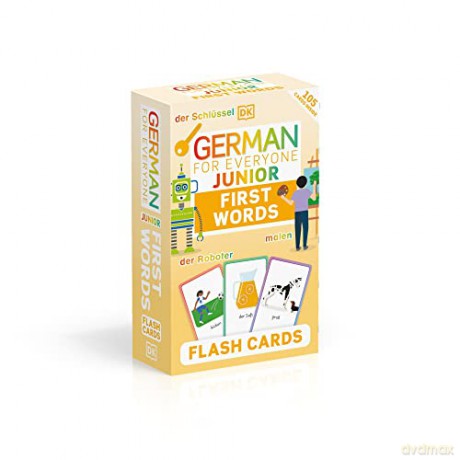 German for Everyone Junior First Words Flash Cards - Dk [KSIĄŻKA]