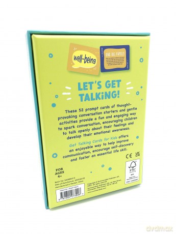 Get Talking Cards for Kids: 52 Conversation Starters and Activities to Help Your Child Understand Themselves and Express Their Feelings - Amanda Ashman-Wymbs [KSIĄŻKA]