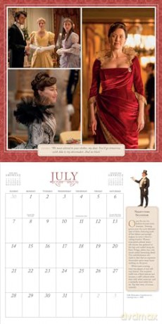 Gilded Age Wall Calendar 2024: Indulge in the Fashion, the History, and the Characters - Workman Calendars [KALENDARZ]