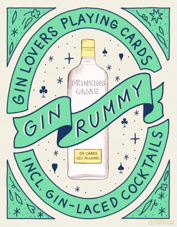 Gin Rummy: Gin Lovers Playing Cards - Emma Stokes [KSIĄŻKA]