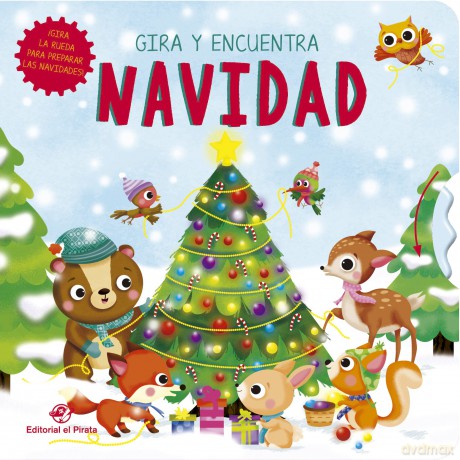 Gira y encuentra - Navidad [KSIĄŻKA]