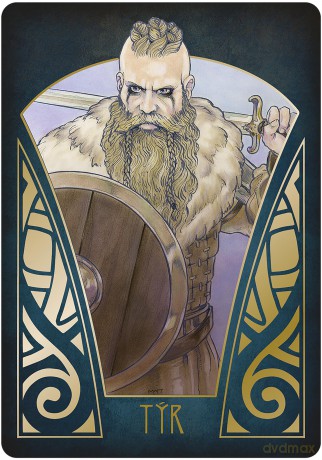 Gjallarhorn: A Norse Oracle Deck - Matt Hughes [KSIĄŻKA]