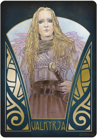 Gjallarhorn: A Norse Oracle Deck - Matt Hughes [KSIĄŻKA]