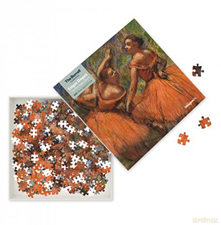 Glasgow Museums - Red Ballet Skirts by Edgar Degas: 500 Piece - Flame Tree Studio [PUZZLE]