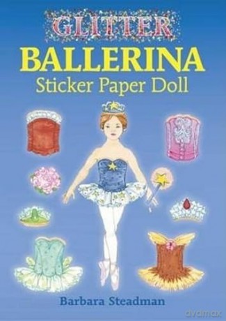 Glitter Ballerina Sticker Paper Doll (Little Activity Books) - Barbara Steadman [KSIĄŻKA]