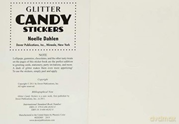 Glitter Candy Stickers (Little Activity Books) - Noelle Dahlen [KSIĄŻKA]
