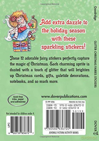 Glitter Christmas Fairies Stickers (Little Activity Books) - Teresa Goodridge [KSIĄŻKA]
