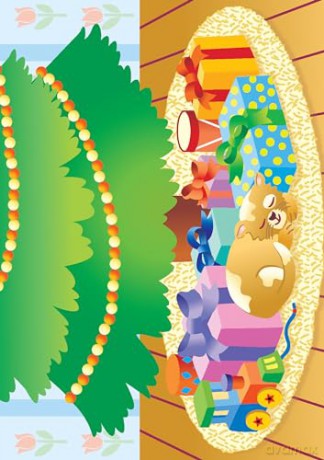 Glitter Decorate a Christmas Tree, Sticker Activity Book (Little Activity Books) - Fran Newman-D'Amico [KSIĄŻKA]
