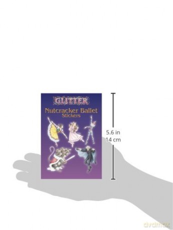 Glitter Nutcracker Ballet Stickers (Little Activity Books) - Darcy May [KSIĄŻKA]