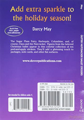 Glitter Nutcracker Ballet Stickers (Little Activity Books) - Darcy May [KSIĄŻKA]