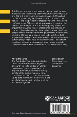 Global Civil Society and China (Elements in Global China) - Anthony J. Spires [KSIĄŻKA]