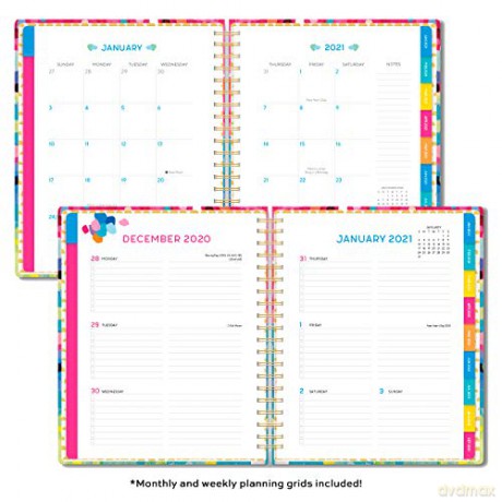 Go Get 'em Tiger 2021 Weekly Planner [KSIĄŻKA]