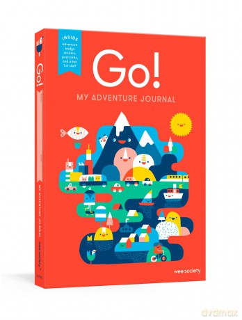 Go! Red: A Kids' Interactive Travel Diary and Journal - Society Wee [KSIĄŻKA]