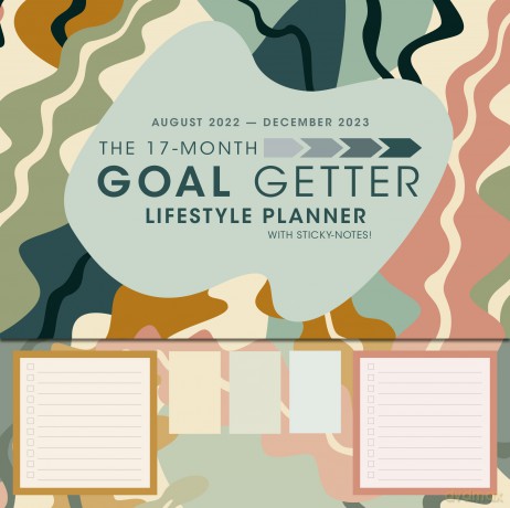 Goal Getter August 2022-December 2023 17-Month Planner (STICKY NOTE PLANNER) [KSIĄŻKA]