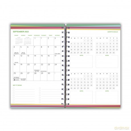 Goal Getter Painted Patchwork 2023 Planner (GOAL GETTER ENGAGEMENT) [KSIĄŻKA]