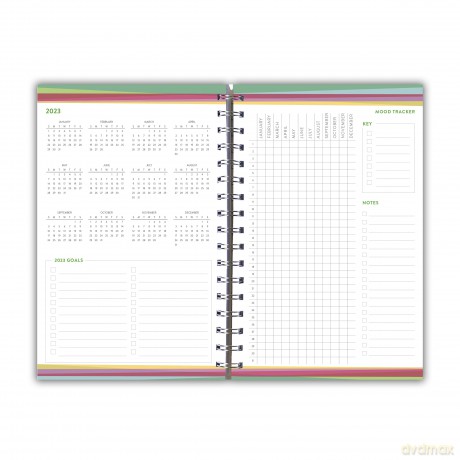 Goal Getter Painted Patchwork 2023 Planner (GOAL GETTER ENGAGEMENT) [KSIĄŻKA]
