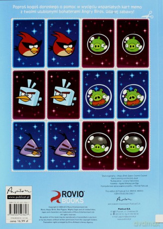 Angry Birds Space Kosmiczna Wyprawa Wielka Księga Kolorowanek I Łamigłówek [KSIĄŻKA]