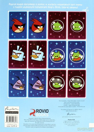 Angry Birds Space Kosmiczna Wyprawa Wielka Księga Kolorowanek I Łamigłówek [KSIĄŻKA]