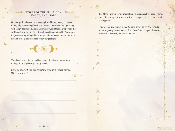 Goddess Magic Journal: Spells, Rituals, and Writing Prompts to Harness the Power of the Goddess Within (15) (Mystical Handbook) - Asteria Gray [KALENDARZ]