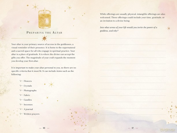 Goddess Magic Journal: Spells, Rituals, and Writing Prompts to Harness the Power of the Goddess Within (15) (Mystical Handbook) - Asteria Gray [KALENDARZ]