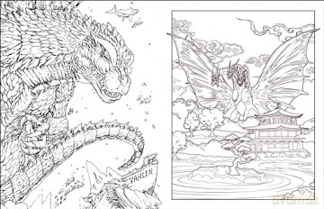 Godzilla: The Official Coloring Book - Godzilla [KOMIKS]