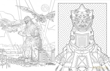 Godzilla: The Official Coloring Book - Godzilla [KOMIKS]