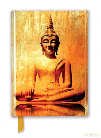 Golden Buddha (Foiled Journal) (Flame Tree Notebooks) - Flame Tree Studio [KALENDARZ]