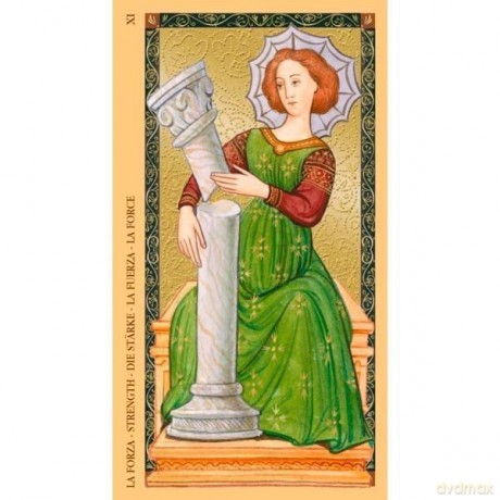 GOLDEN TAROT OF THE RENAISSANCE (Estensi Tarot) (cards) - Giordano Berti Illustrated by Jo Dworkin [KSIĄŻKA]
