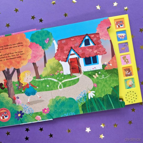 Goldilocks And The Three Bears Fairy Tale Sound Book - 6 Enchanting Sound Buttons To Press And Play (Sound Books) [KSIĄŻKA]
