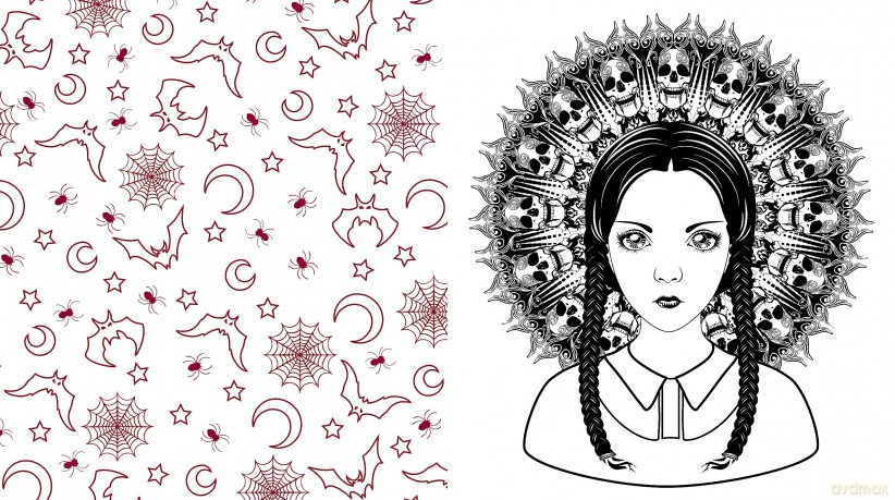 Gothic Coloring: Color Your Dark Side - More Than 100 Pages to Color (Chartwell Coloring Books) - Editors of Chartwell Books [KSIĄŻKA]