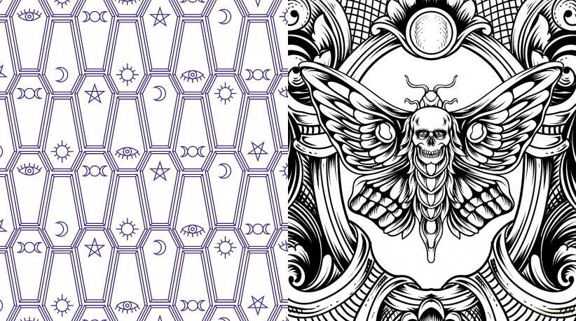 Gothic Coloring: Color Your Dark Side - More Than 100 Pages to Color (Chartwell Coloring Books) - Editors of Chartwell Books [KSIĄŻKA]