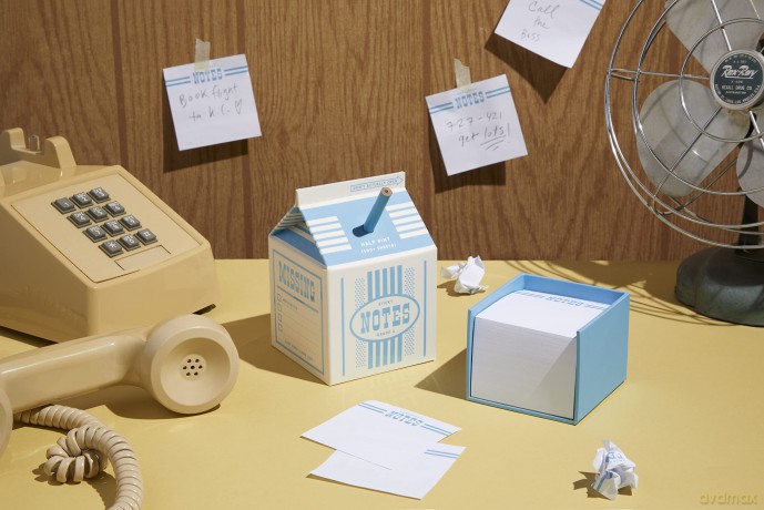 Grade A Notes Milk Carton Note Set - Brass Monkey [KSIĄŻKA]