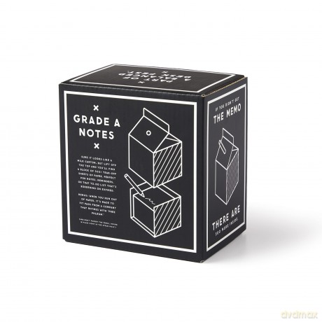 Grade A Notes Milk Carton Note Set - Brass Monkey [KSIĄŻKA]