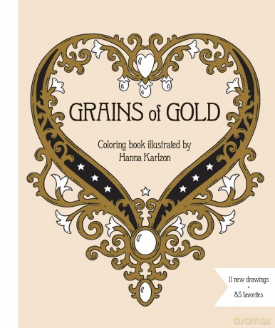 Grains of Gold Coloring Book - Hanna Karlzon [KSIĄŻKA]