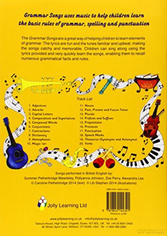 Grammar Songs: In Precursive Letters (British English edition) - Caroline Petherbridge [KSIĄŻKA]