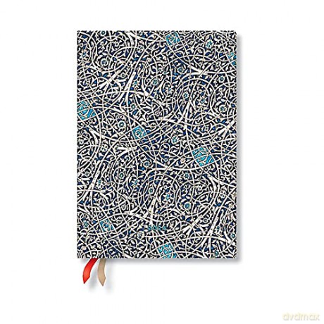 Granada Turquoise (Moorish Mosaic) Midi Verso 12-month Dayplanner 2024 - Paperblanks [KALENDARZ]