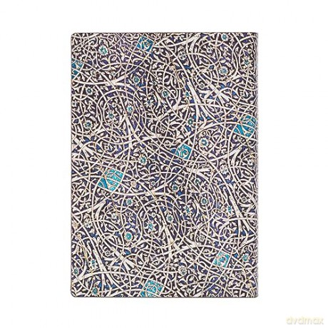 Granada Turquoise (Moorish Mosaic) Midi Verso 12-month Dayplanner 2024 - Paperblanks [KALENDARZ]